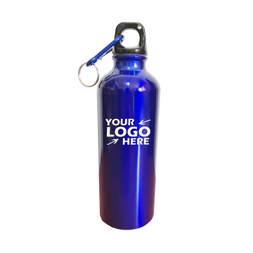 17oz Aluminum Water Bottle with Carabiner